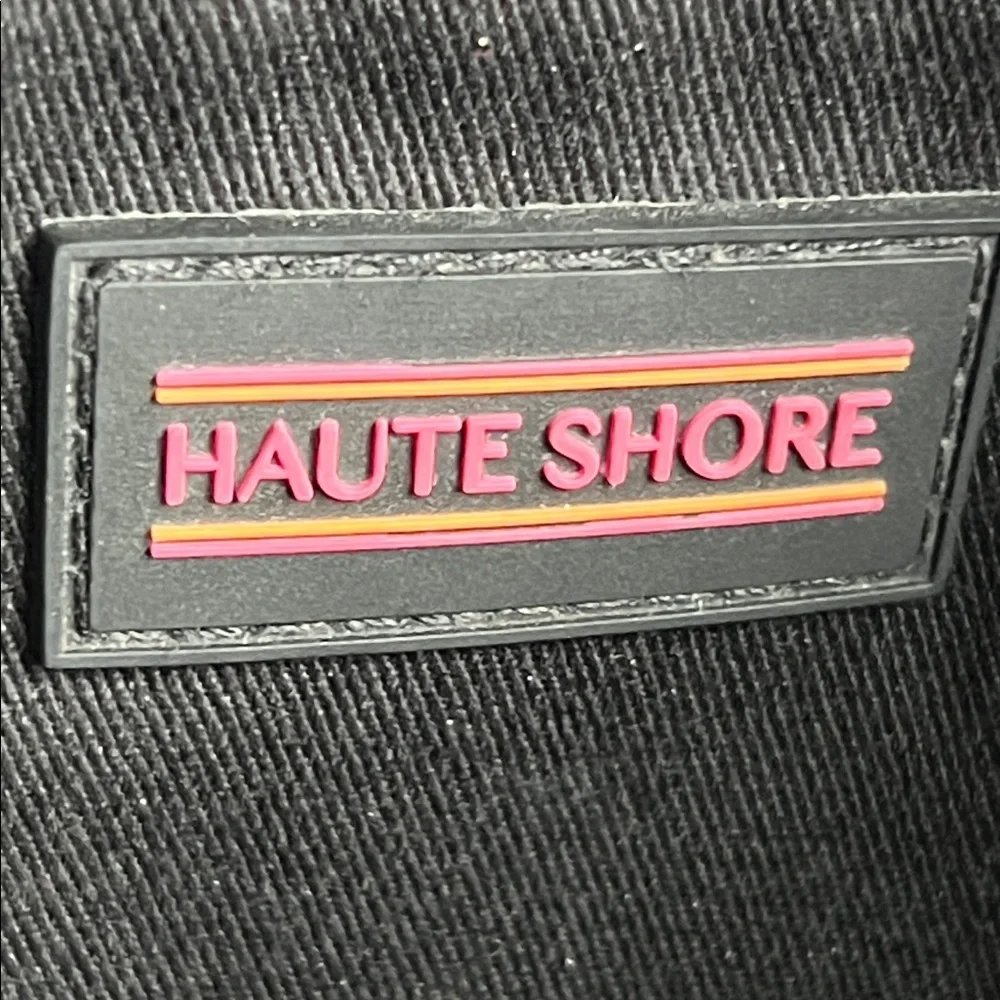 HAUTE SHORE neoprene Camouflage with Pink and Black l Accents crossbody bag